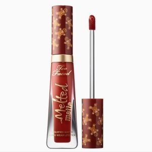 New Too Faced Melted Matte Gingerbread Man liquid lipstick